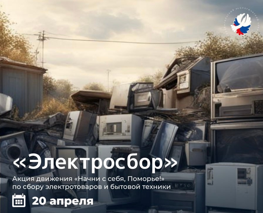 Акция «Электросбор» пройдет 20 апреля в Новодвинске.