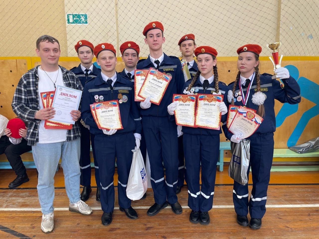 Две команды школы № 7 стали победителями городской игры «Зарничка-2024».